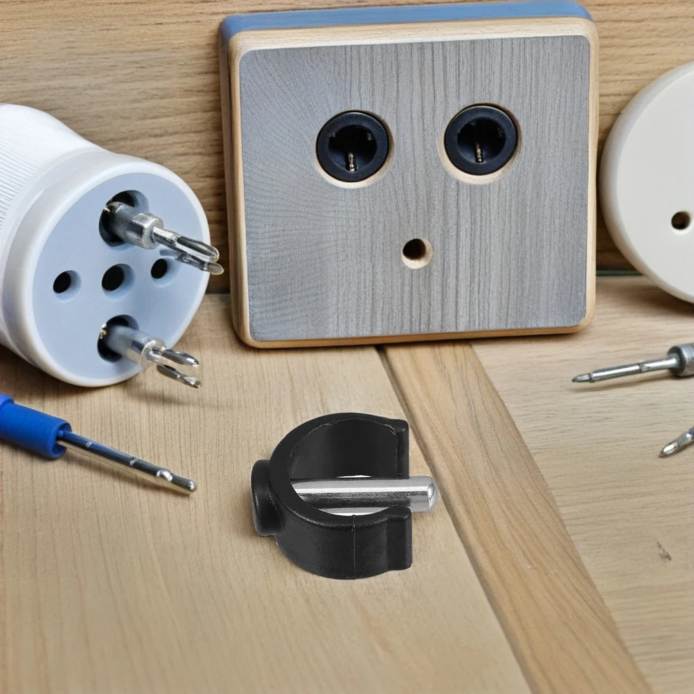 

8pcs Toilet Safety Rails Locking Clips Replacement For Toilet Seat Risers Durable Rubber Tips Adjustable Height Tool-Free