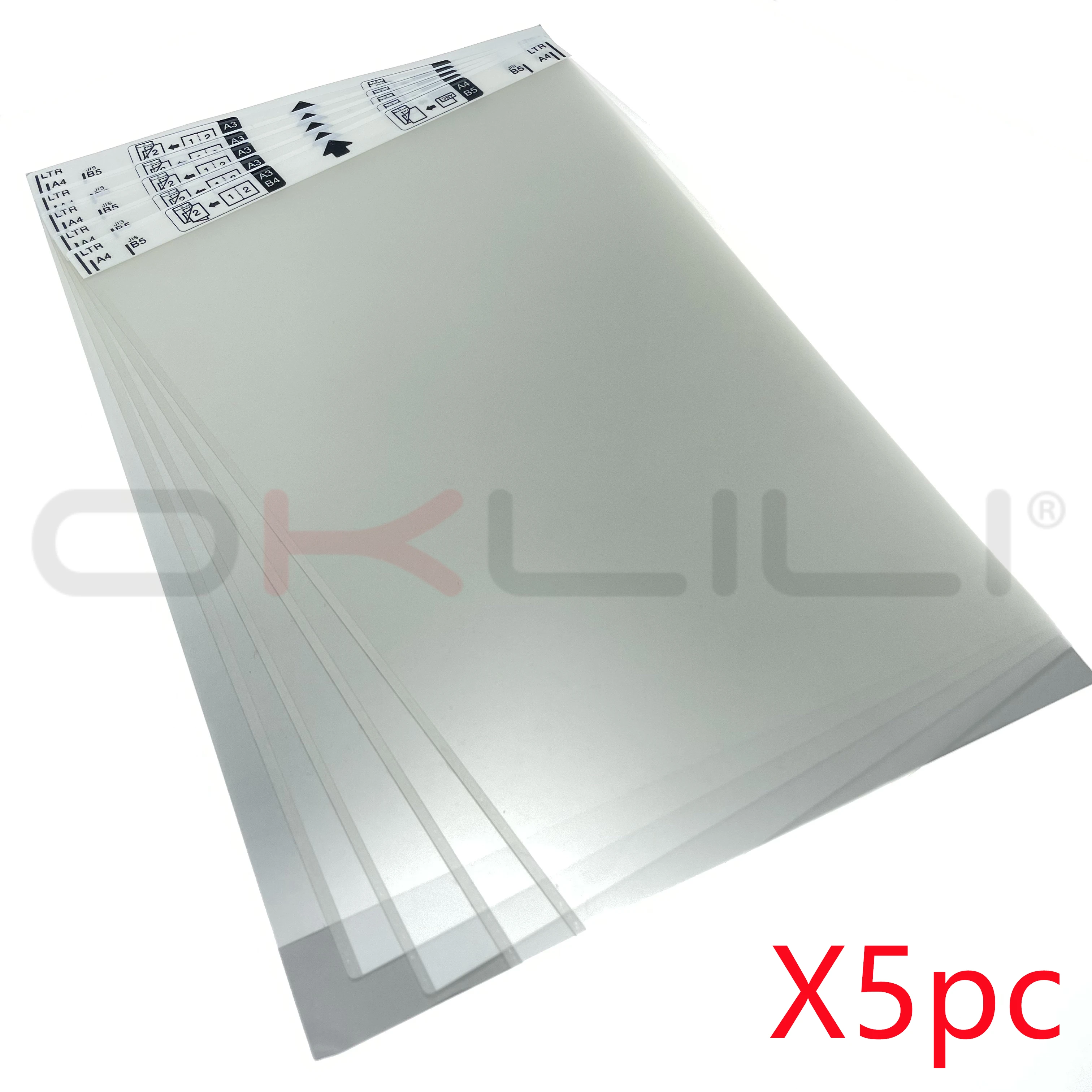 5X CS-A3301 Carrier Sheet for Brother ADS-1200 ADS-1250W ADS-1300 ADS-1350W ADS-1700W ADS-1800W ADS-2200 ADS-2700W ADS-3100 3300