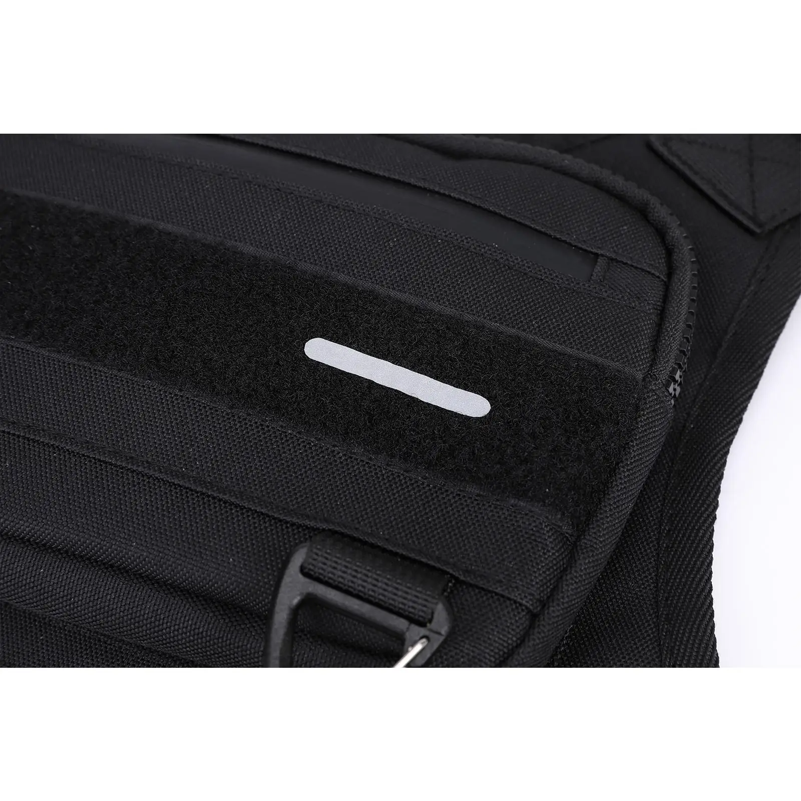 حقيبة صدر للكتف قابلة للتنفس ومقاومة للماء لركوب الدراجات والمشي لمسافات طويلة كاجوال باللون الأسود