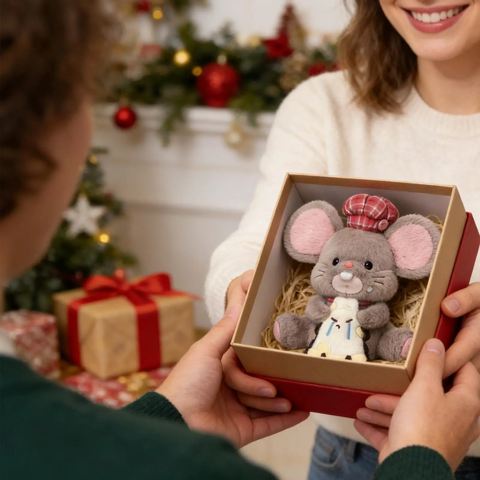 Peluche ratón de algodón suave para niños y coleccionistas - imagen 2