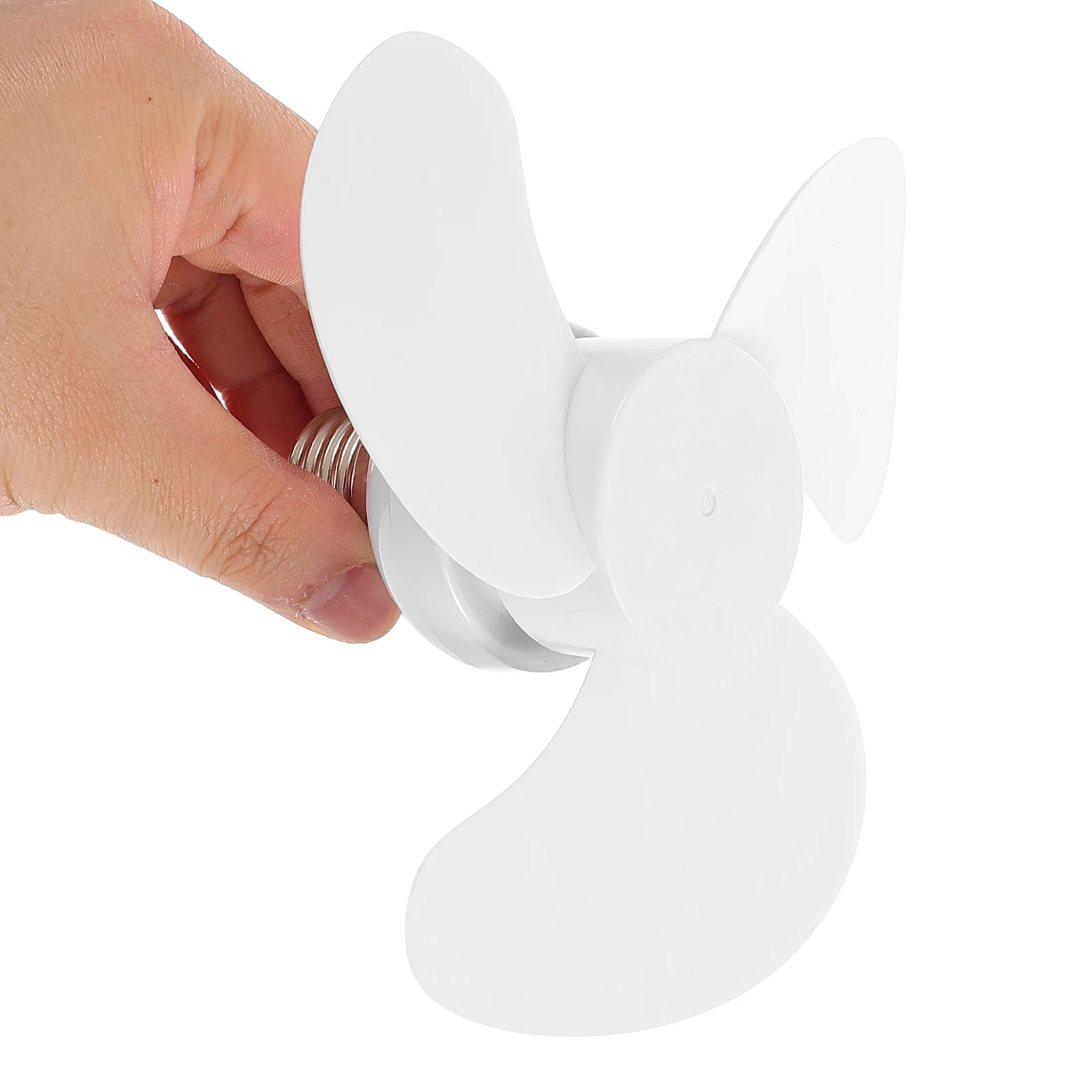 

1 Pack E27 Screw Ceiling Fan Mini Small Enclosed for Bedroom Office White Efficient Portable for bedroom