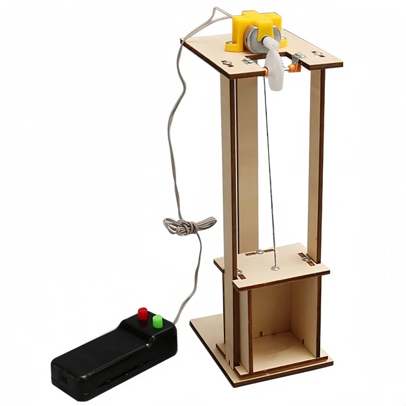 diy-artesanato-de-madeira-experimento-cientifico-elevador-brinquedo-experimento-cientifico-montagem-brinquedo-quebra-cabeca-ferramenta-ensino