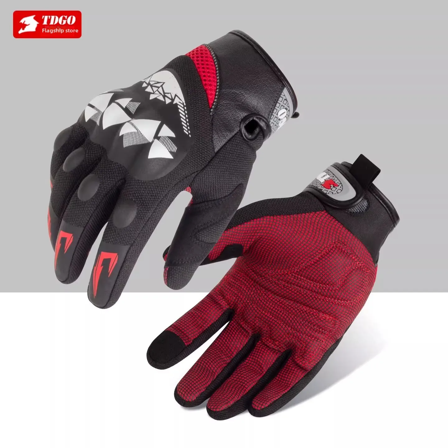 

Motorcycle Gloves Spring Summer Breathable Full Finger Motorbike Riding Moto Gloves for Motocross Touch Screen