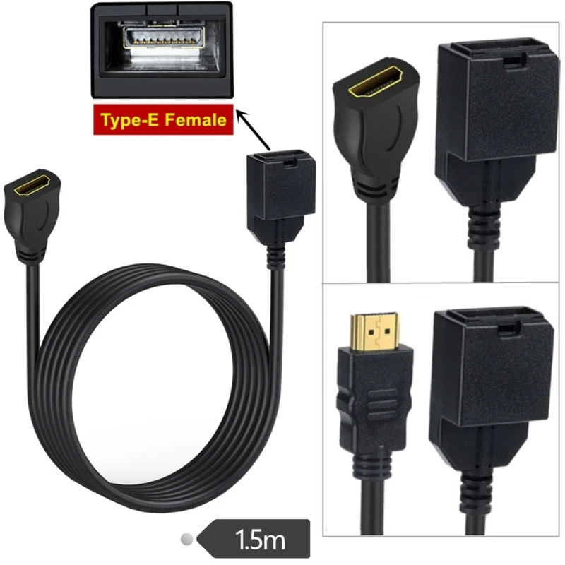 

Wide Compatibility Version 1.4 Aux Video Cable Extension Adapter Line Wire with Secure Connection Enhances Sound