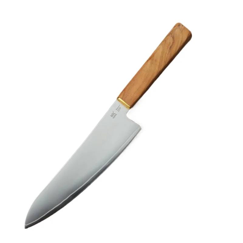 

7.5inch Gyuto Knife 3layer Compostied Steel Olive Wooden Handle Japanese Cuisine Kitchen Chefs Meat Slicing Cleaver Cut Knives