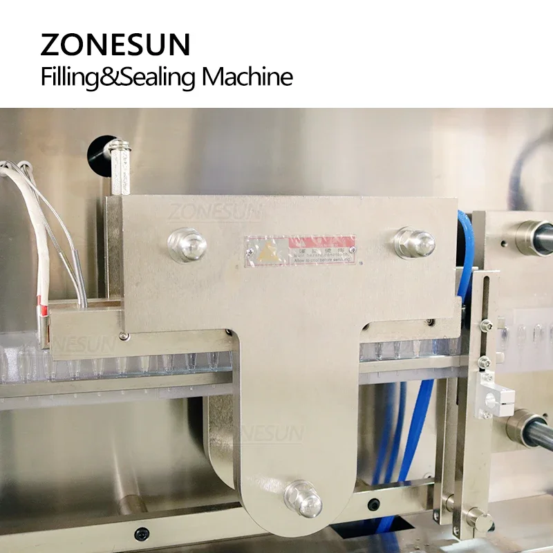 ZONESUN Automatic Monodose Single-dose Strips Liquid Packing Peristaltic Pump Filling And Sealing Machine