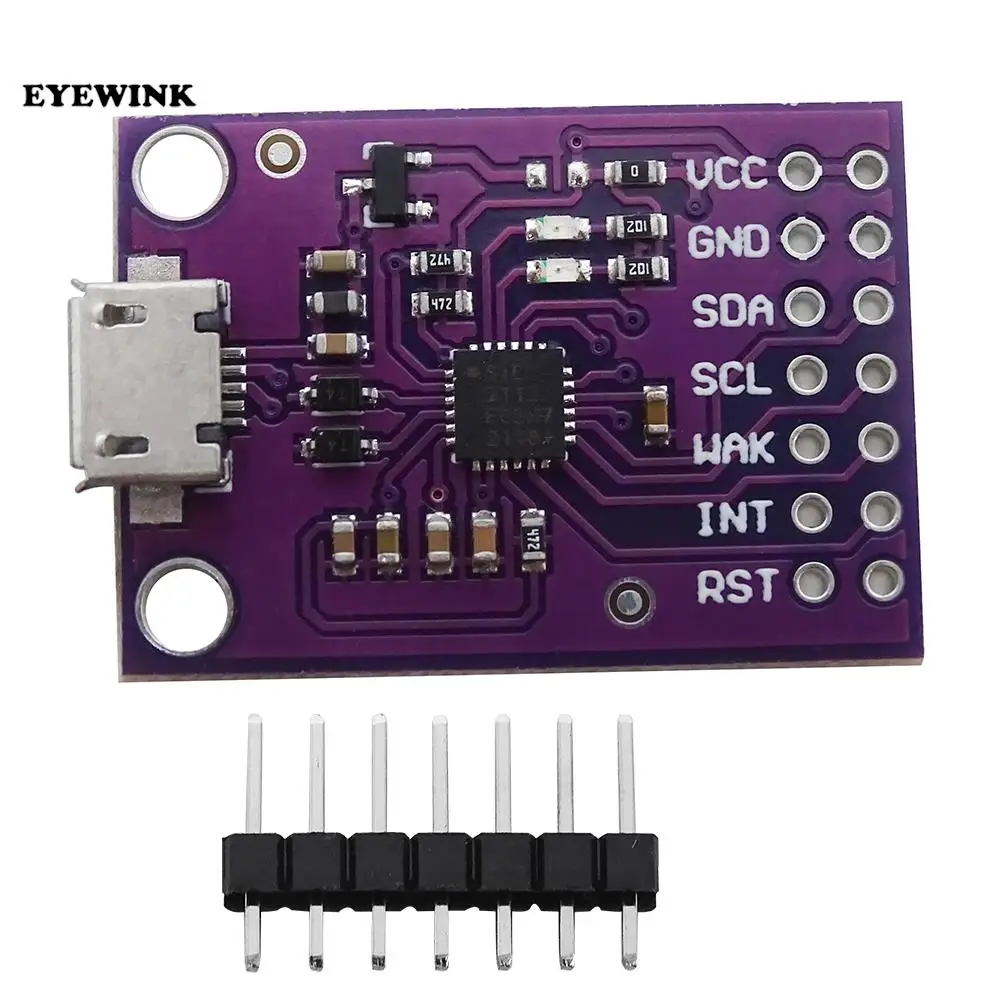 CP2112 Debug Board USB to SMBus I2C Communication Module 2.0 MicroUSB 2112 Evaluation Kit for CCS811 Sensor Module for arduino image 5