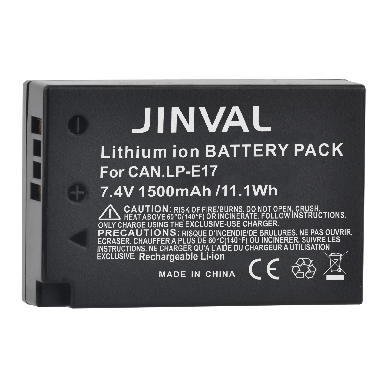 JINVAL LP-E17 Battery 1500mAh Replacement Batteries + PD20W Fast Dual Charger For Canon EOS R50 R10 RP 850D 77D 800D 760D 750D