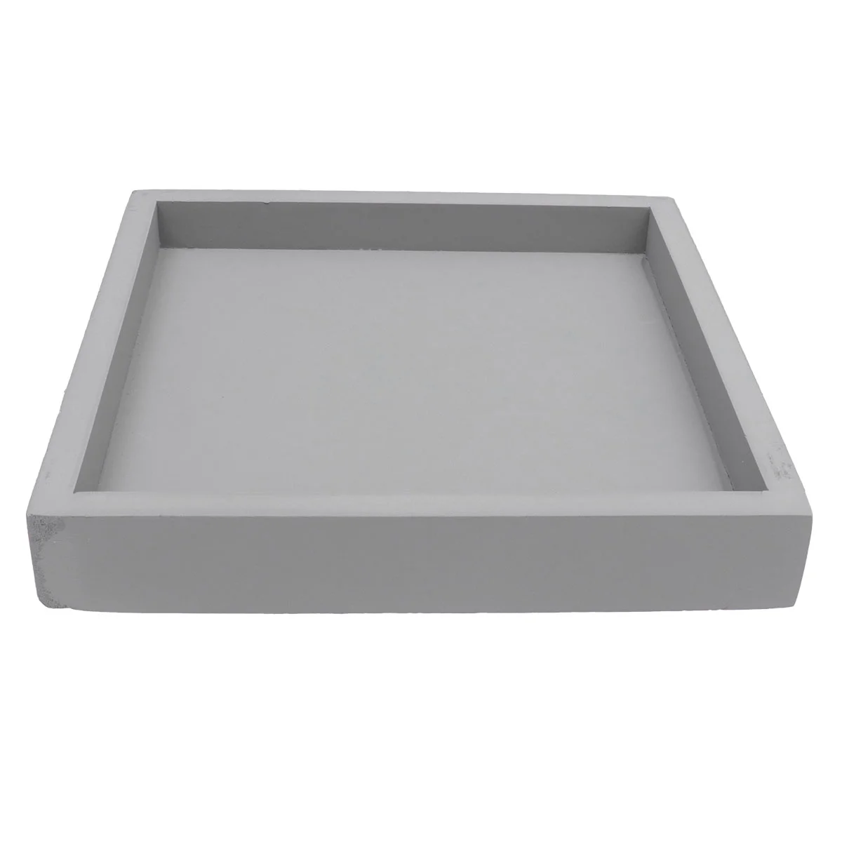 

Indoor Plant Pots Square Imitation Cement Planter Tray Garden Potted Plate Water Thicken Grey Baby