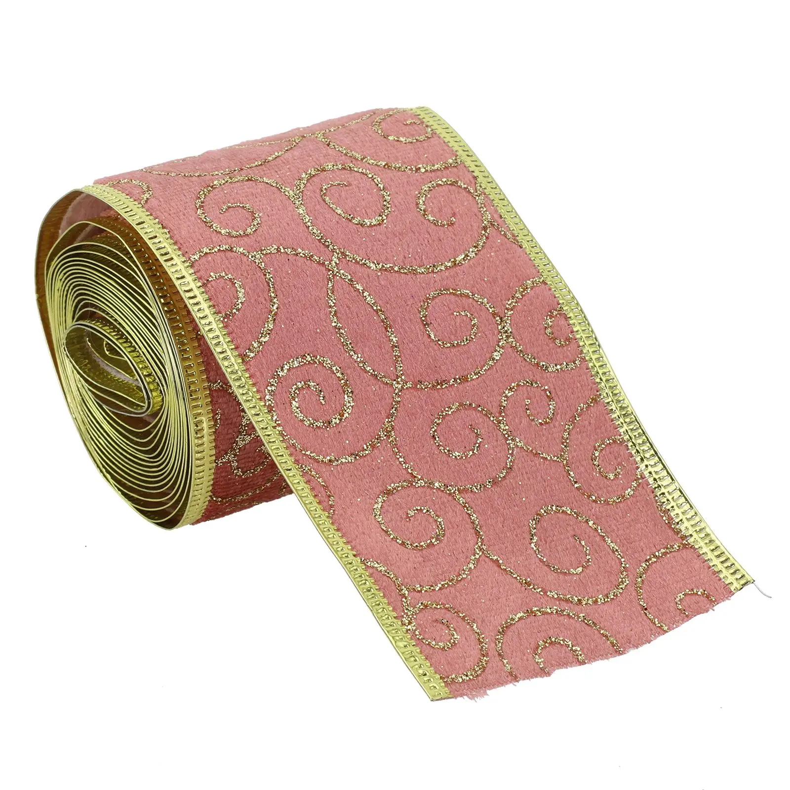 Christmas Ribbon for Wrapping Bow Making Wreath Crafting and Holiday Decorations for DIY Projects and Seasonal Celebrations