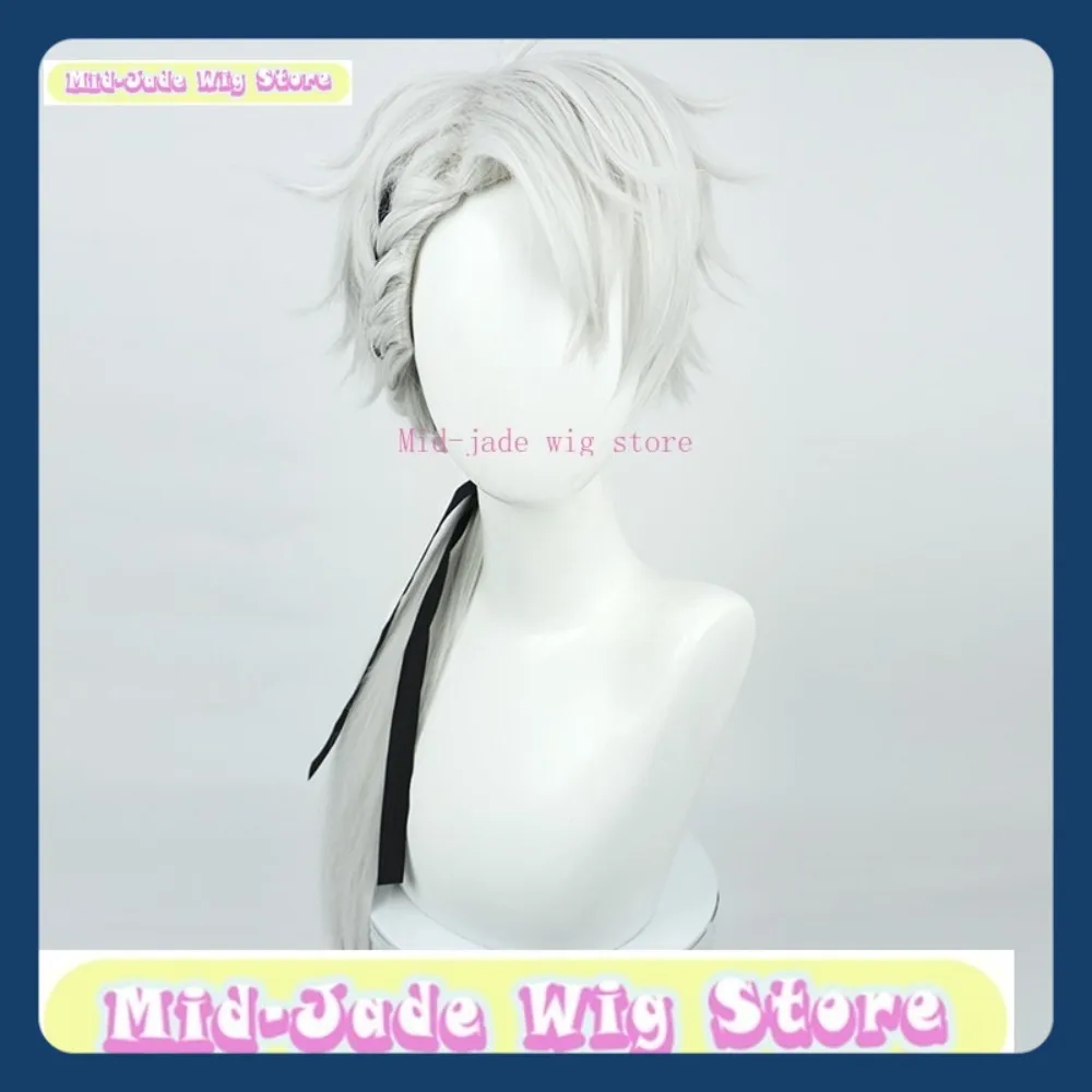 Peluca de jade medio Kuzuha Sugar Hate Ver, peluca de Cosplay, juego de Anime, accesorios de disfraz de fiesta de Halloween, pelo sintético