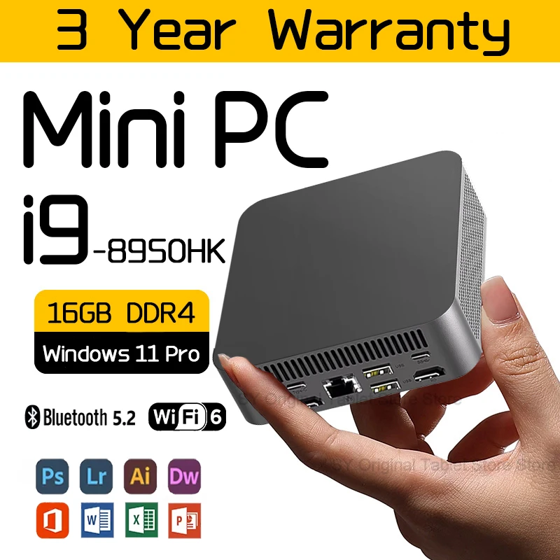 �y�Z�[�����z�V�^�~�jPC Core i9 8950HK 16GB LPDDR4 1TB/2TB M.2 SSD �Q�[�~���O�|�[�^�u���R���s���[�^�[ Windows 11 Pro WIFI6 BT5.2 4K HD �I�t�B�XPC