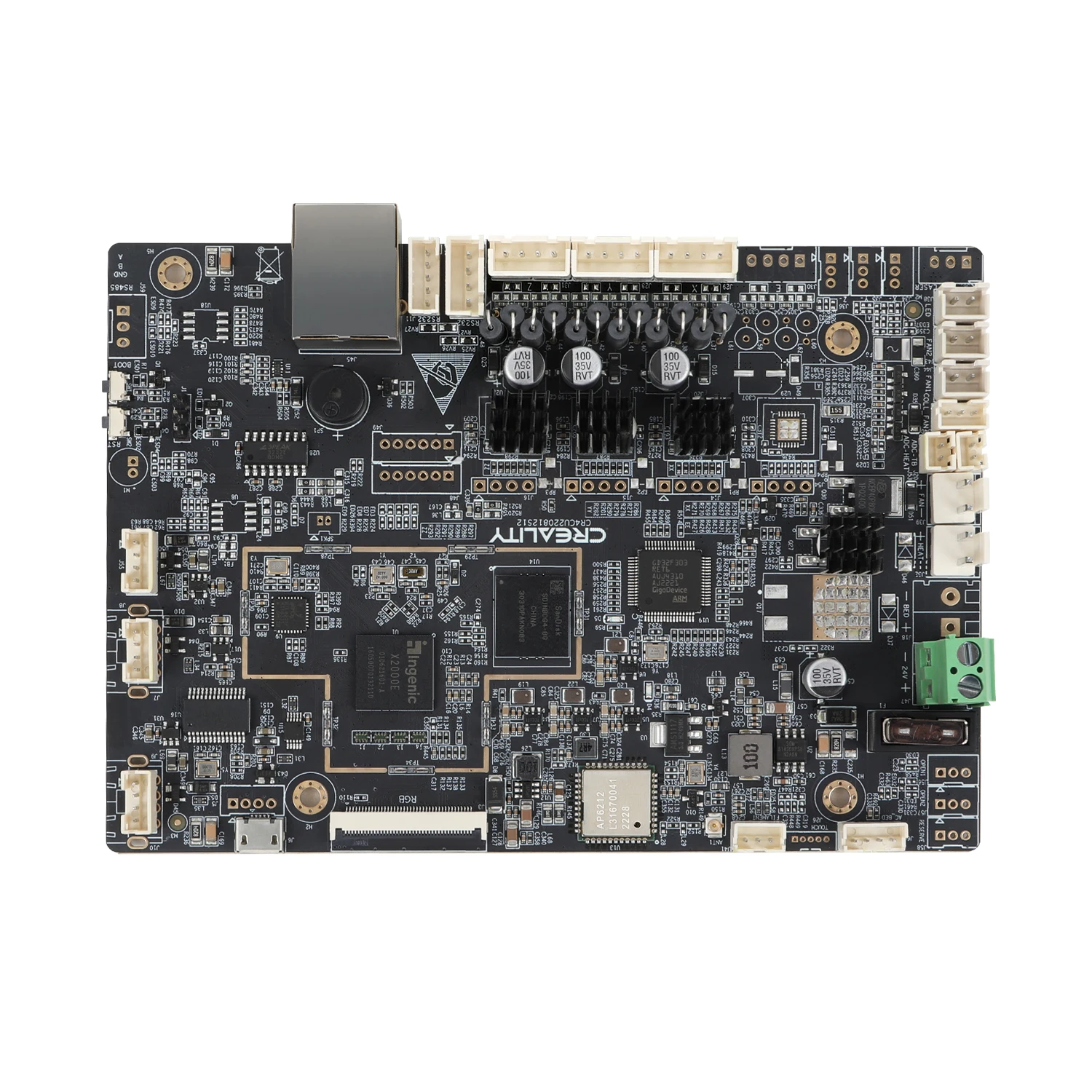 Creality originele K1/K1 MAX moederbord stille board geüpgraded CR4CU220812S12 32Bit TMC2209 X2000E onderdelen voor 3D-printer