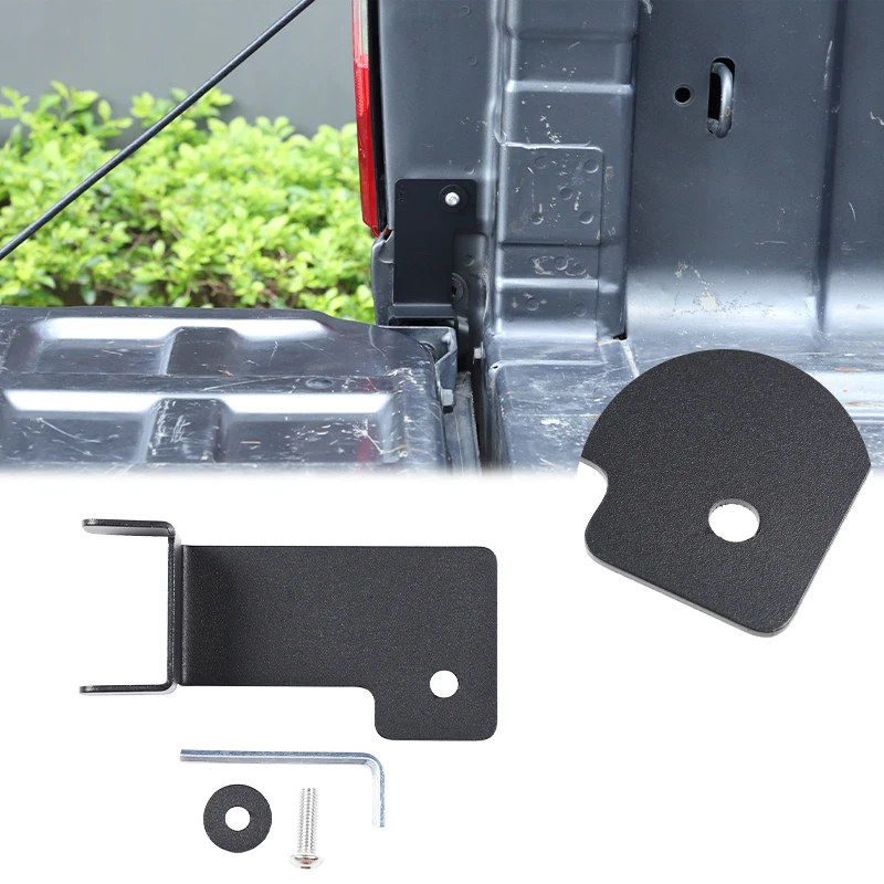for-nissan-titan-2016-2023-carbon-steel-car-tailgate-anti-theft-lock-bracket-rear-door-security-device-bed-gate-lock-accessories