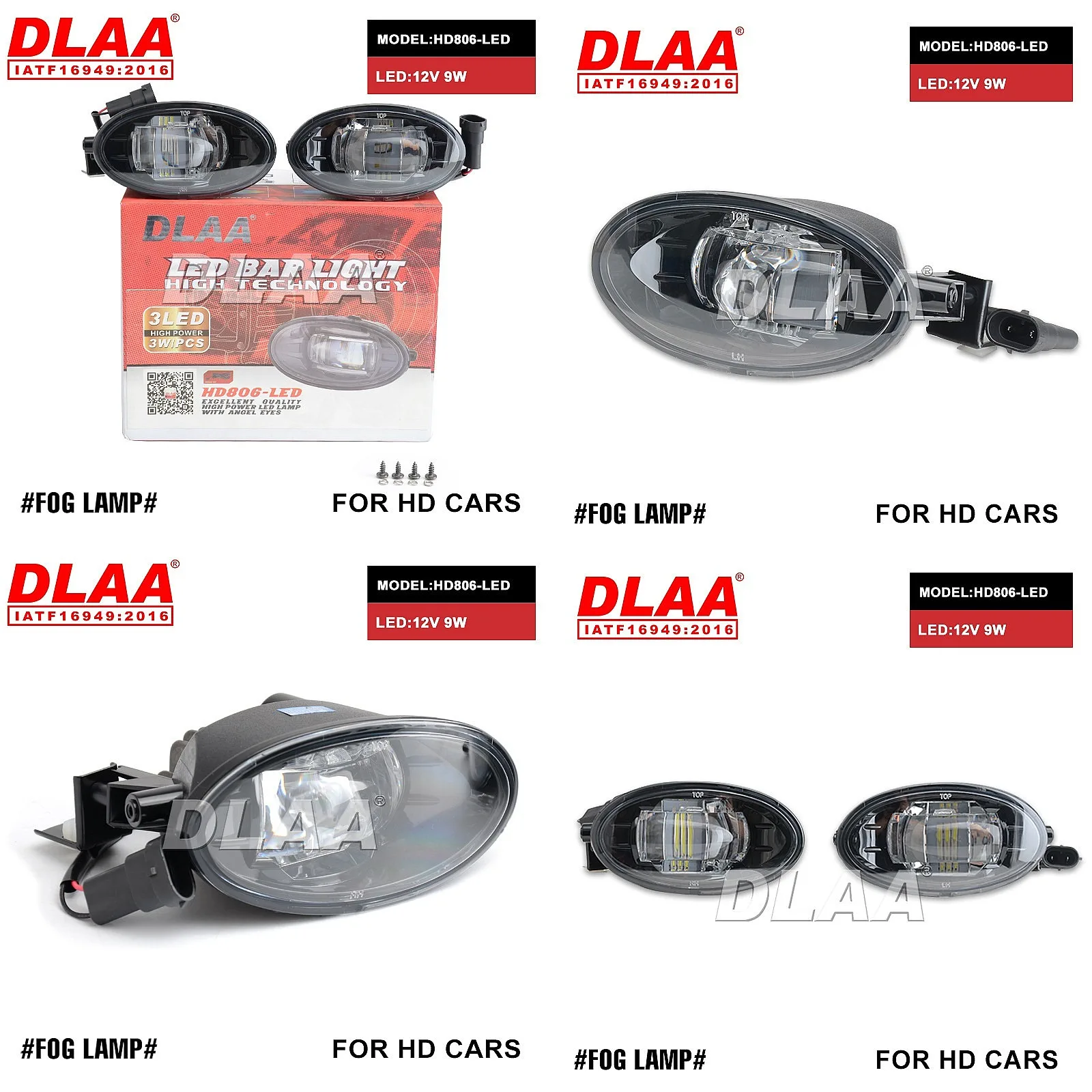 

Universal Fog Lights LED Compatible with Honda Odyssey Pilot Jazz