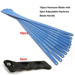 Hacksaw Blade 300mm Hacksaw Blade Handle Set 24T Hacksaw Blade For Carbon Fiber Metal Wood Hand Saw Blade