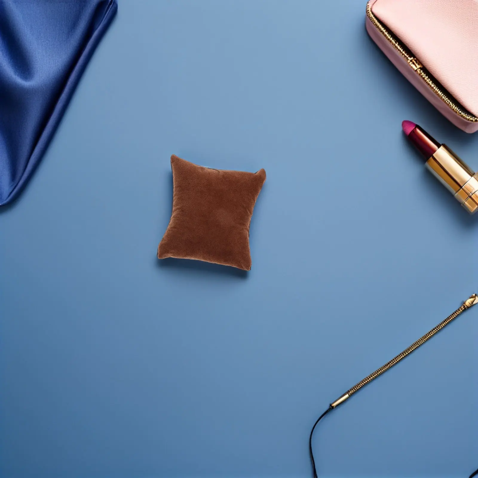 

30 шт. коричневых подушечек-органайзеров для украшений, мягкие подушки для демонстрации часов, браслетов, анклетов, манжет, ювелирных изделий