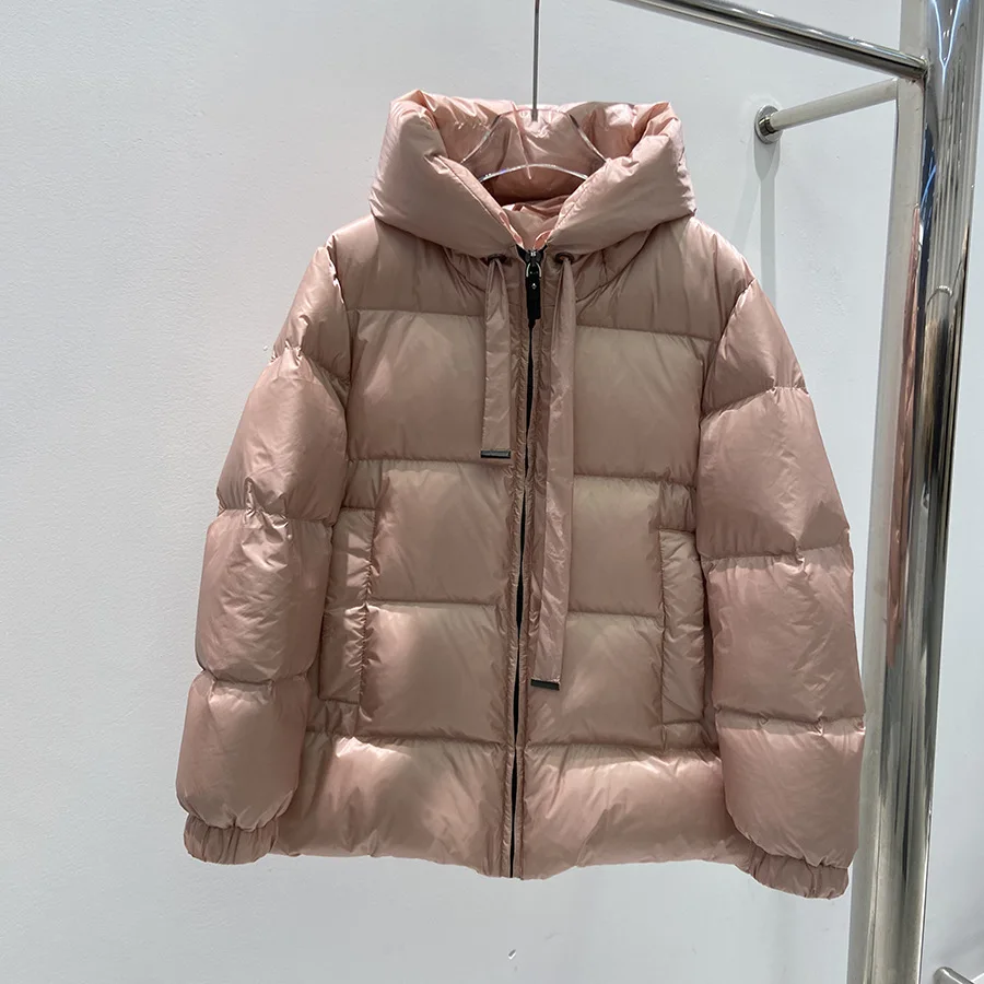 Hiver nouveau 90% duvet de canard blanc doudoune femme coupe-vent veste courte