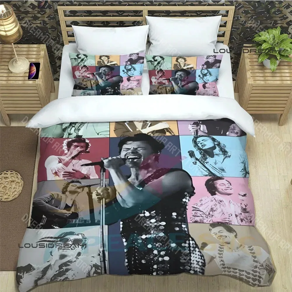 3D Printed H-Harrys Singer Bedding Set for Boys Girls Duvet Cover Pillowcase Twin Queen King Full Single Double Sizes