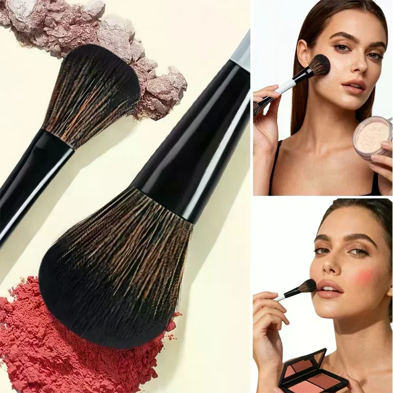 1/3/6/10 قطعة فرشاة وجه كريم أساس مزدوجة الأطراف احترافية لمزج ظلال العيون وخافي عيوب مستحضرات التجميل وأدوات مكياج أحمر الخدود #3
