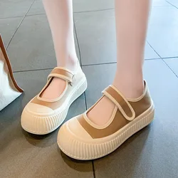 Retro Woman Shoes Mixed Colors Female Footwear Casual Sneaker Round Toe Autumn Espadrilles Platform New Dress Fall Breathable Ba