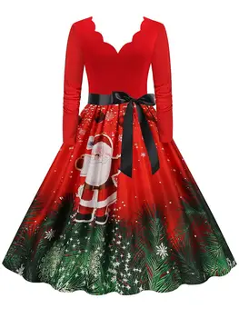 6 best sales Vestido de Natal feminino - №4