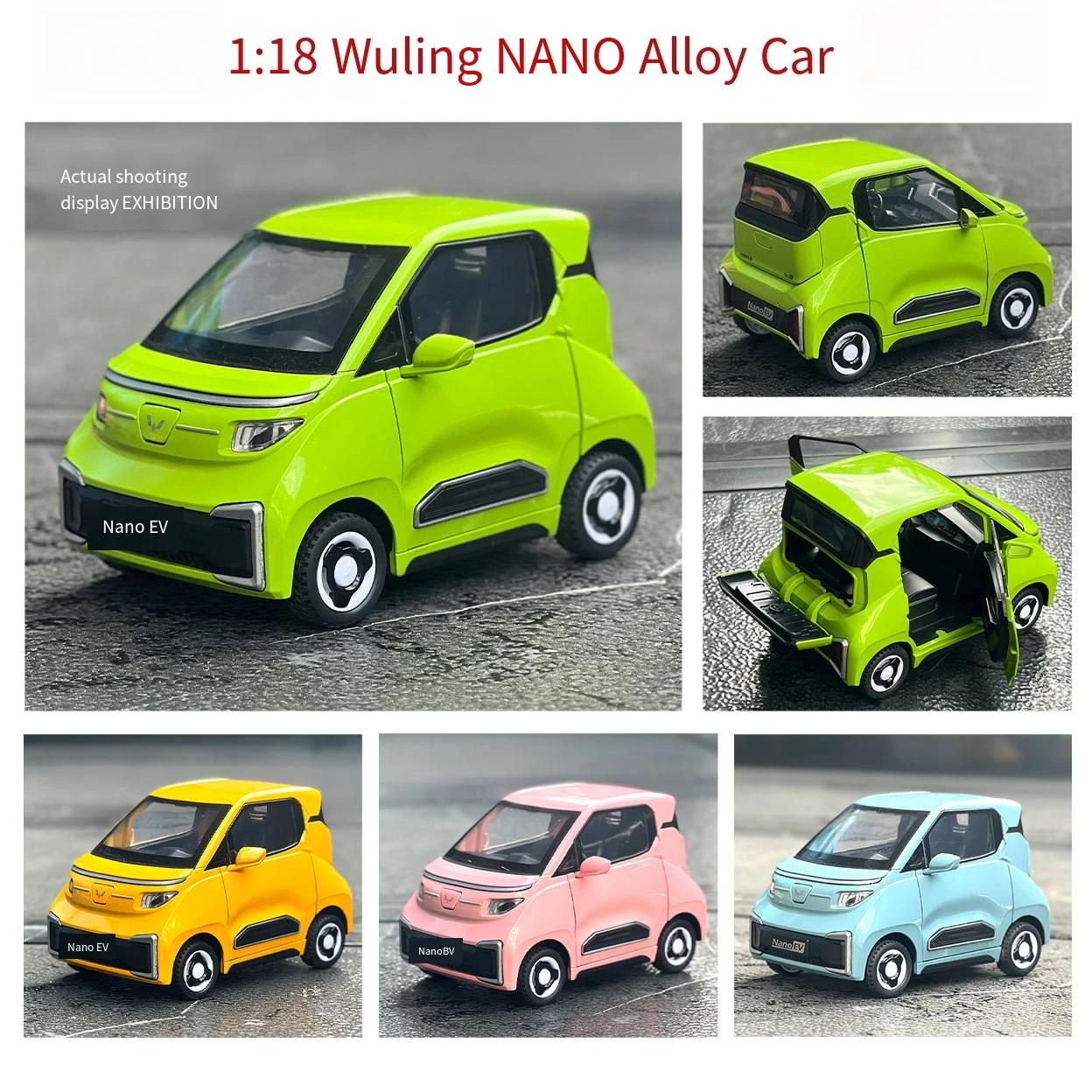 โมเดลรถอัลลอยด์ วู่หลิง หงกวง เอนจอย นาโน ขนาด 1:18 |   รถของเล่นเด็กพร้อมเสียง แสง และฟังก์ชั่นดึงกลับ