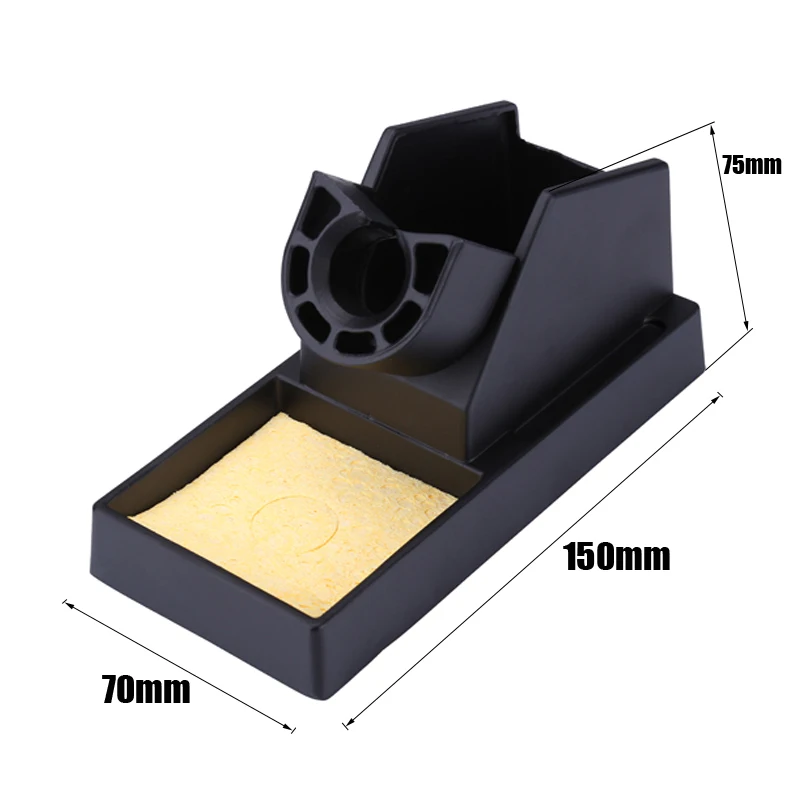 Aluminium elektrische soldeerbout standaardhouder met reinigingsspons voor 936 soldeerstation lasgereedschap accessoires