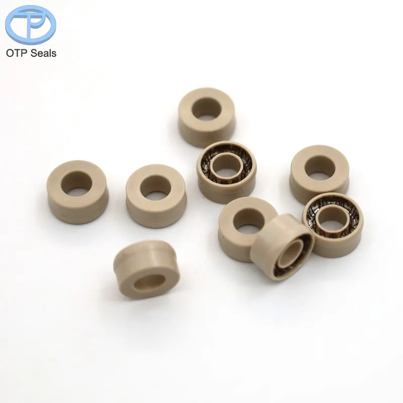 

Spring seal ring for Shaft PEEK Seals 301 Integral V Spring Polyether Ether Ketone Seals Non-Standard Parts Factory Customized