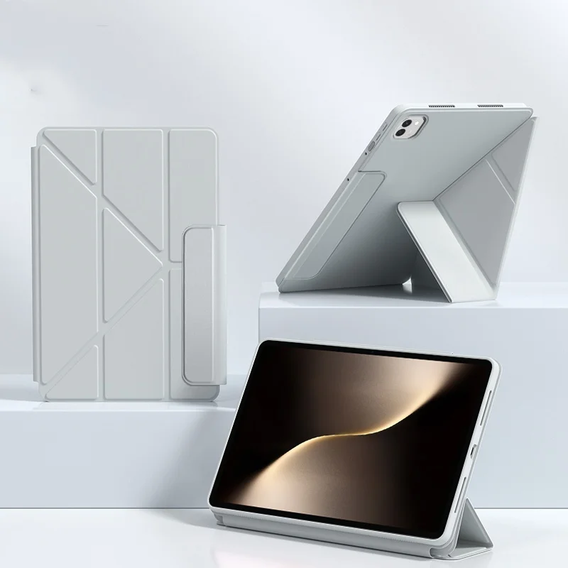 حافظة لهاتف هواوي هونور MagicPad3 13.3 2025 CGA-W00 متعددة قابلة للطي حافظة من البولي يوريثان الحراري لهاتف Honor MagicPad 3 13.3 بوصة غطاء لوحي