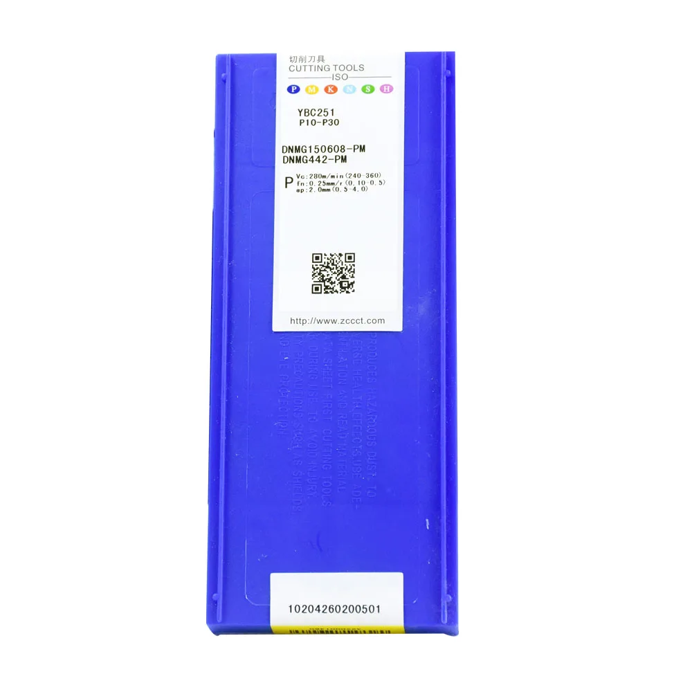 Ban Đầu DNMG150608-PM YBC251 CNC Carbide Miếng Tiện Dụng Cụ Xoay Cho Thép Không Gỉ