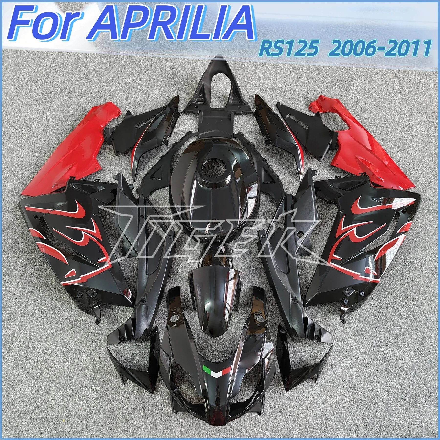 

ABS Motorcycle Fairings For Aprilia RS125 Body Shell With Carbon Painted 2006 2007 2008 2009 2010 2011