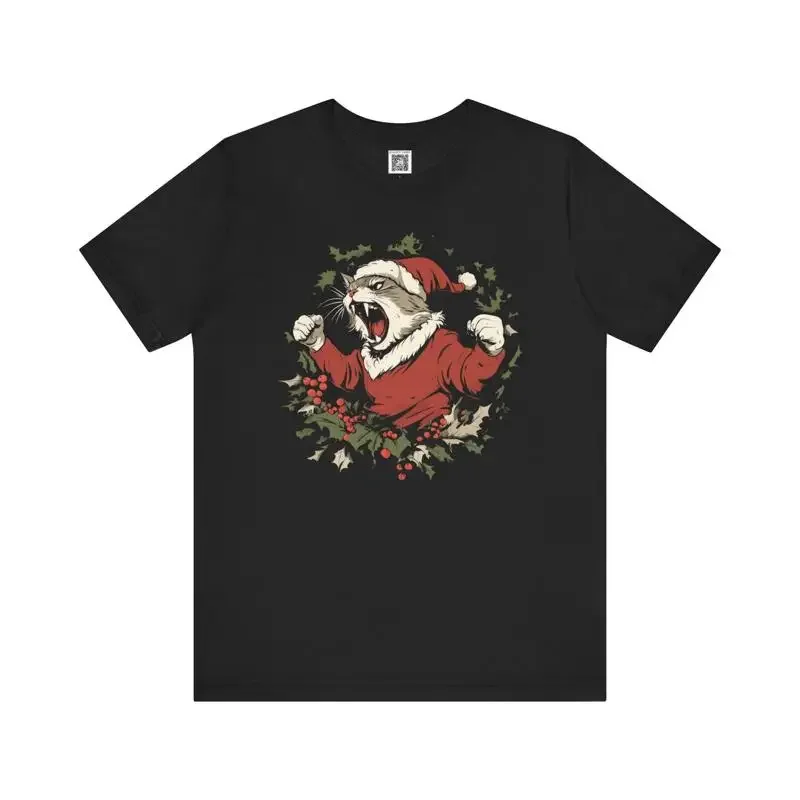 Festive Feline T Shirt