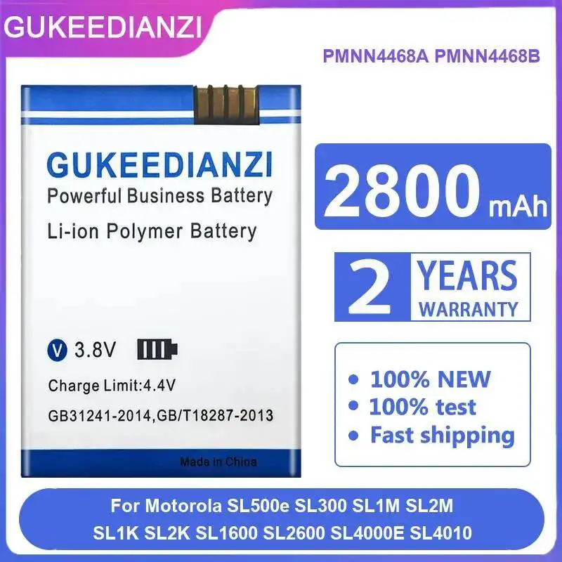 

Аккумулятор PMNN4468A PMNN4468B 2800 мАч для Motorola SL500e SL300 SL1M SL2M SL1K SL2K SL1600 SL2600 SL4000E SL4010