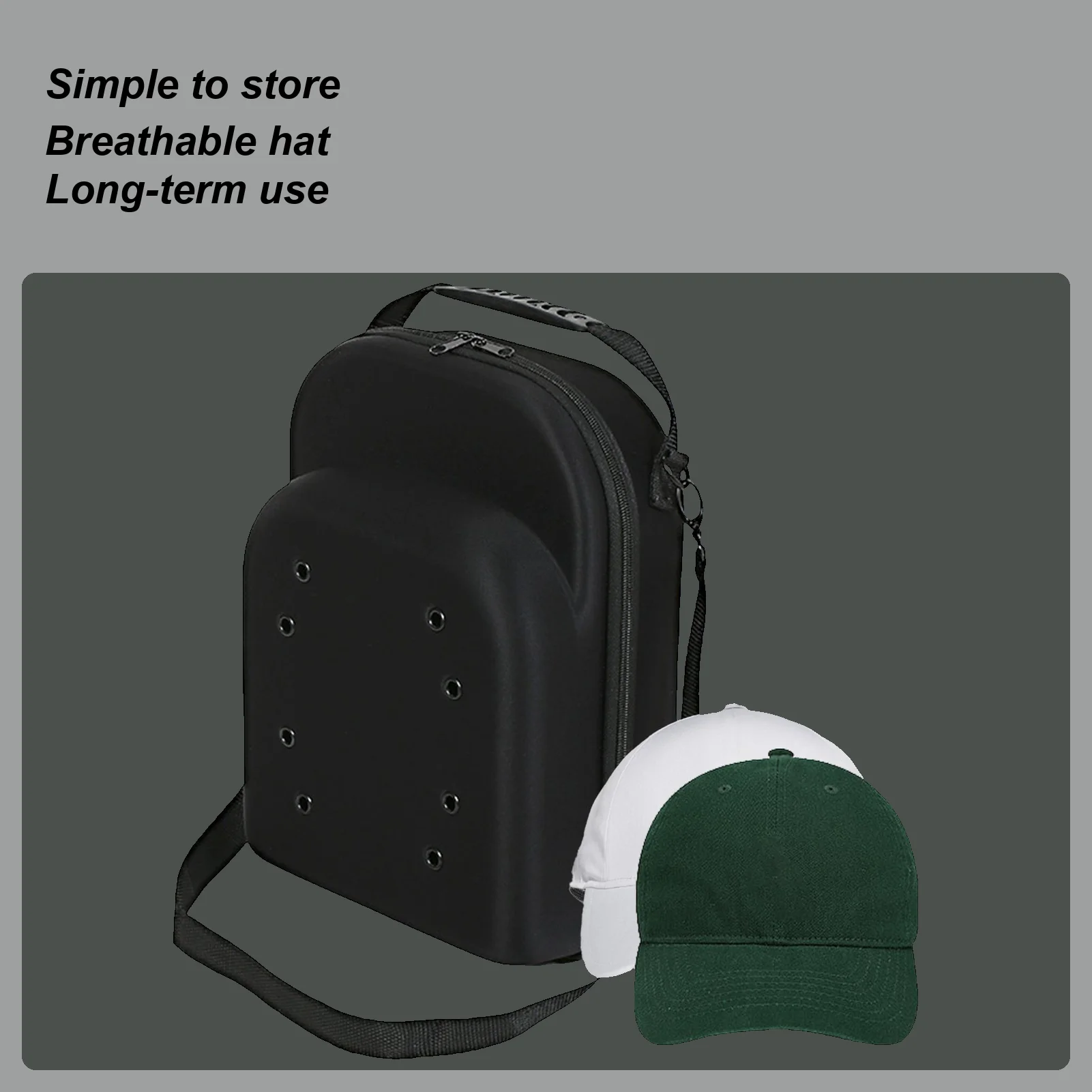 

Baseball Caps Box Baseball Cap Storage Bag Travel Portable Baseball Cap Bag Travel Hat Carrier Case Hat Storage Box