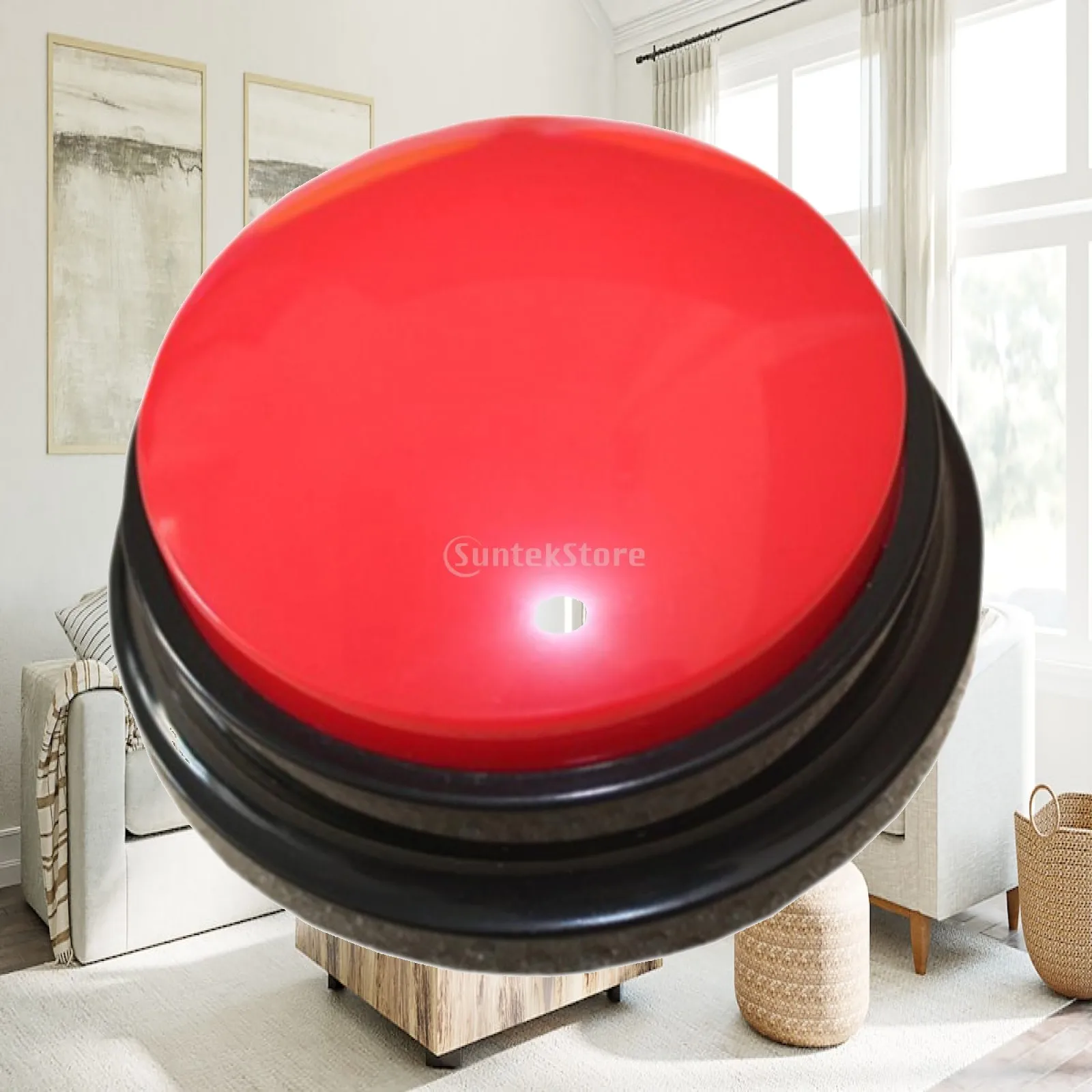 Recordable Answer Buzzer for Classroom Game Learning Tool Voice Recording Button for Pet Training