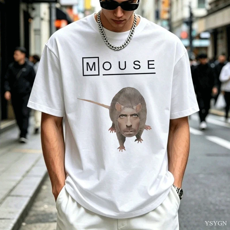 Dr James Wilson House MD T-Shirts for Men Women Humorous 100% Cotton Tees Crew Neck Short Sleeve T Shirt Plus Size Tops