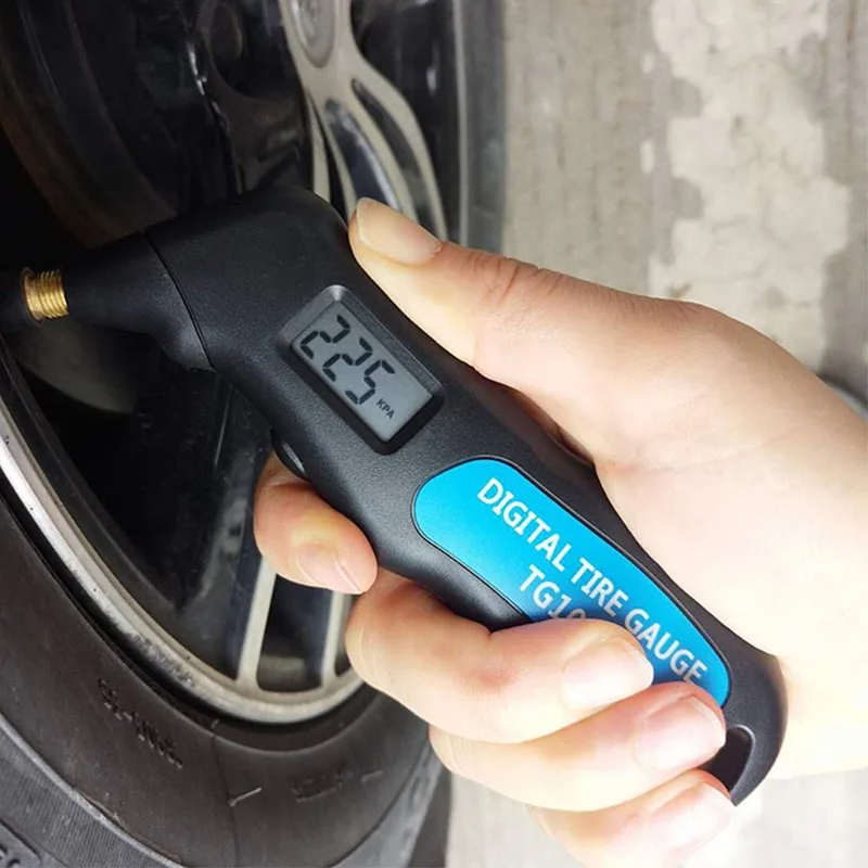 New Digital Tire Pressure Gauge Backlight LCD Tyre Air Monitoring Meter 150PSI High Precision Handheld Tester Tool for Car Truck