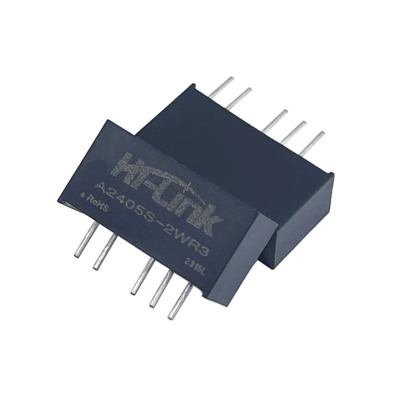 A2405S-2WR3 10 pz/lotto Hi-Link PCB DCDC 5V 2W 200mA convertitore di uscita modulo di alimentazione intelligente DC 24V a 2W 5V Dual Outpu