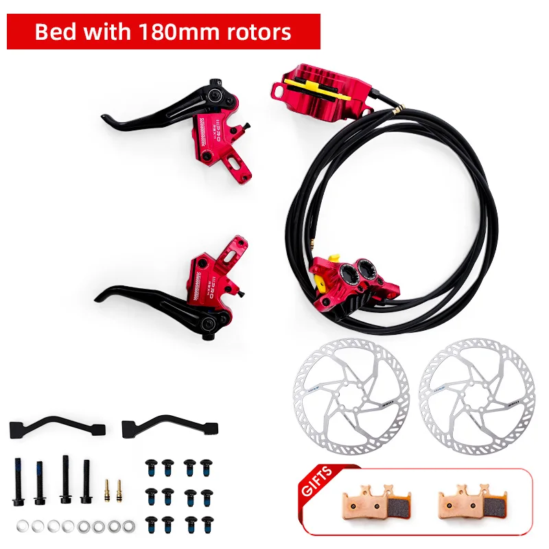 2025 ONIRII IIIPRO R2X4 MTB hydraulische schijfrem 4-zuiger interne kabel Quick Release MTB-remklauw voor MTB, klimmen, AM, XC NIEUW