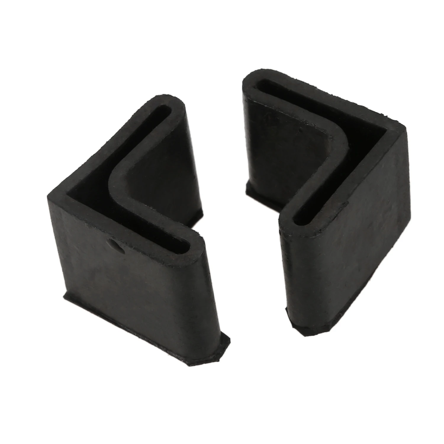 A88M резиновые L-образные угловые железные подушечки для ног, 10 шт., черные