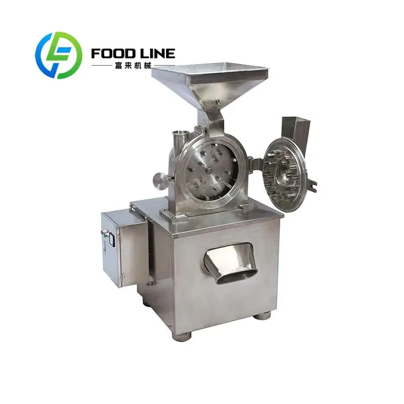 Stainless Steel Grain Grinder Machine Corrosion Resistant Wheat Corn Grinding Equipment For Coastal Area Food Shop