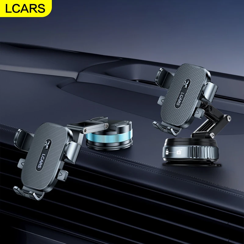 New Car Mobile Phone Stand Multi Angle Swivel Dashboard Suction Mount Compatible with Most Smartphones Car Accessories