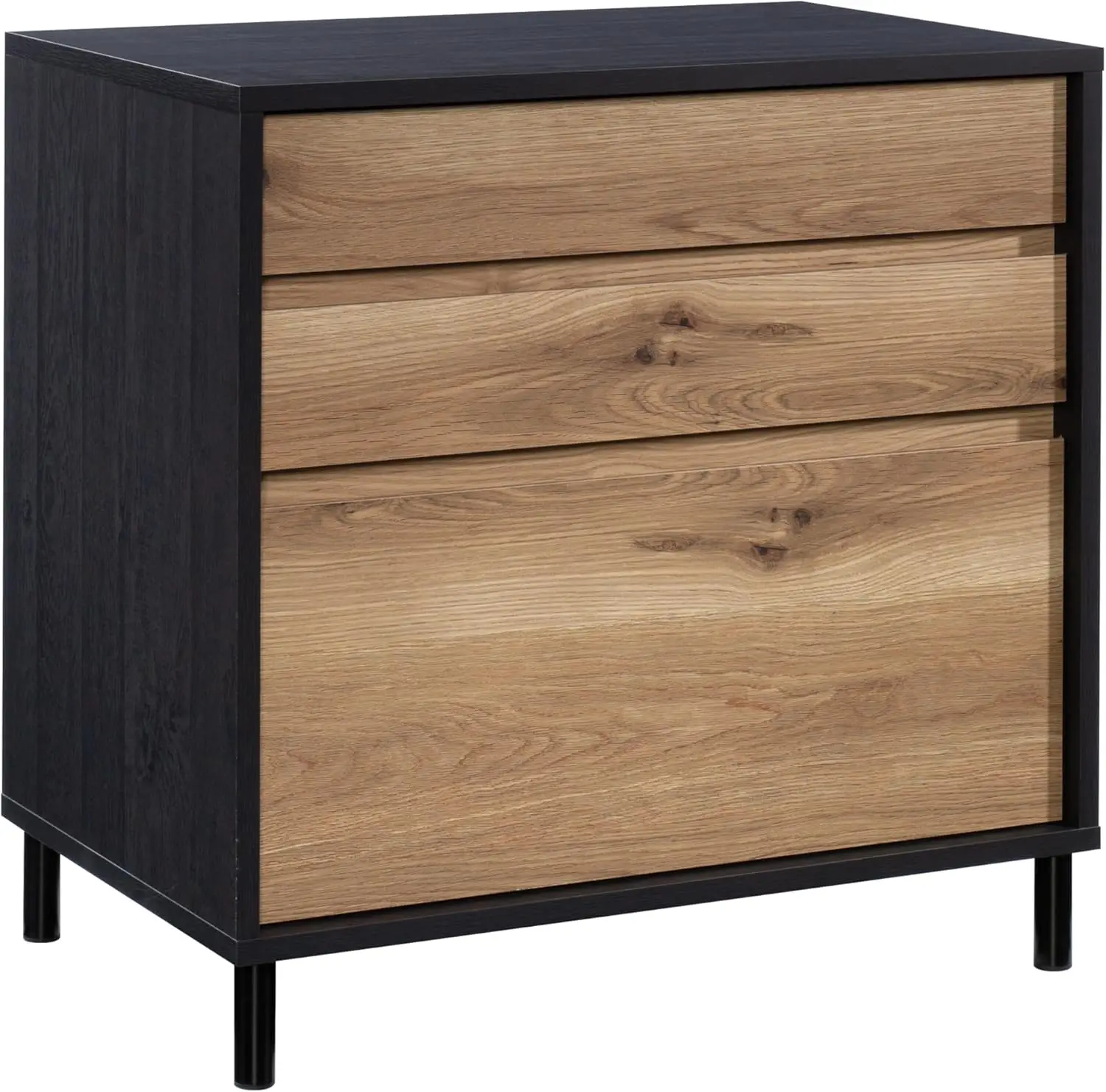 

Way Lateral File, L: 30.32" x W: 19.45" x H: 29.76", Raven Oak Finish