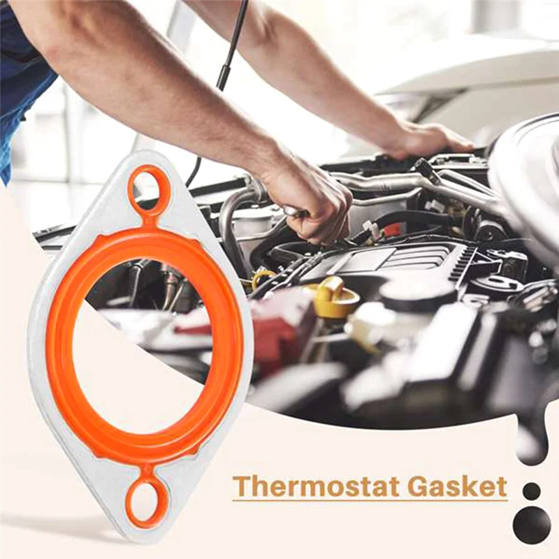 AEF2-For Chevy SBC BBC 350 454 Thermostat Water Neck Housing Gasket Car Parts Accessories