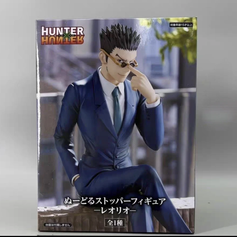 IN Stock Original FuRyu Noodle Stopper Figure Hunter x Hunter Leorio PaladiKnight Action Figure Collectible Toys 17Cm Model Gift