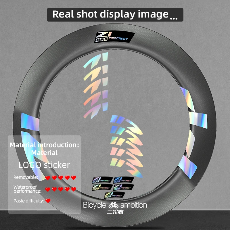 

Для наклеек на колеса Zipp 808 2021. — ПВХ, индивидуальная посадка, аксессуары для велосипеда, аксессуары для MTB, декоративные, без остатков.