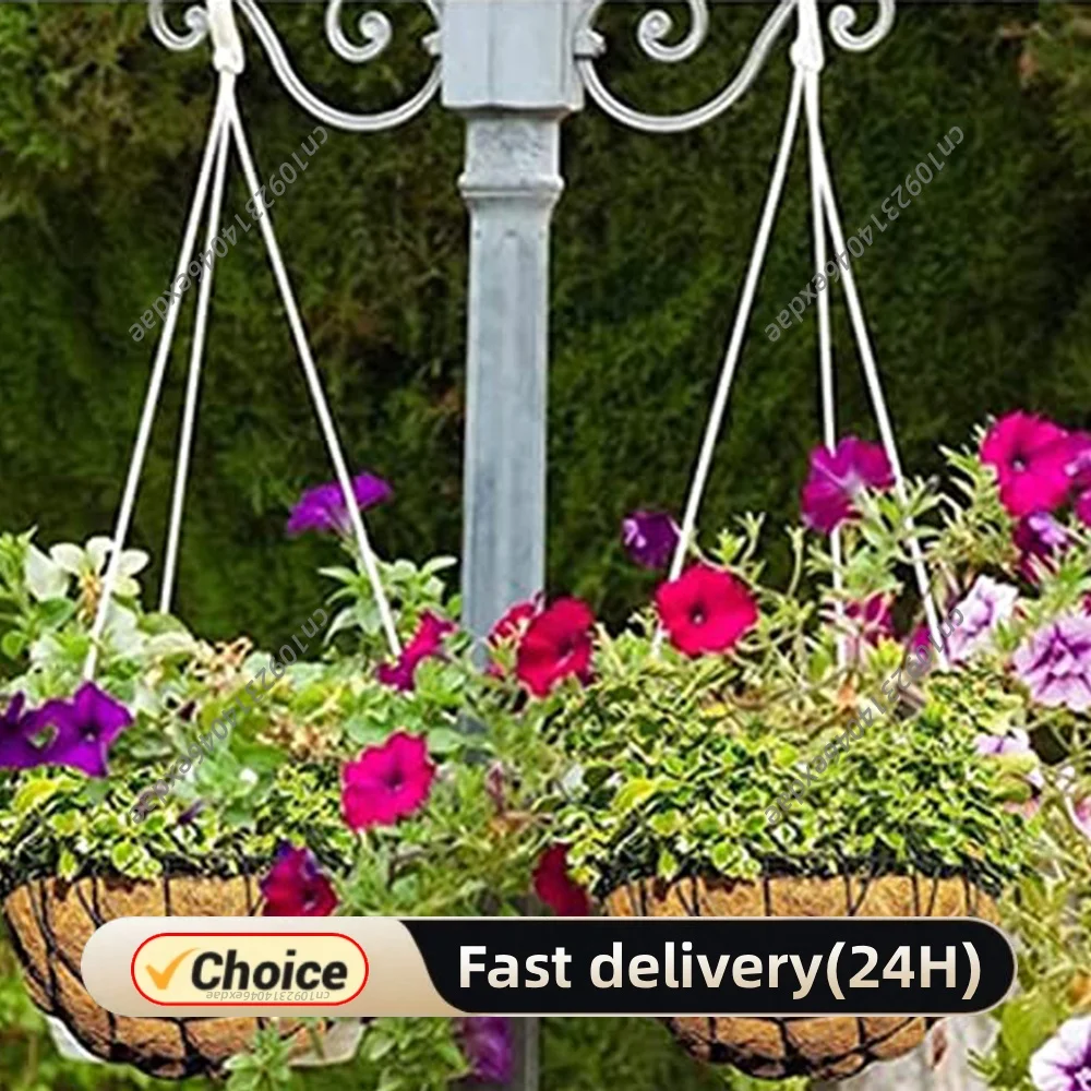 1-3PCS 8-16Inch Round Hanging Basket Coconut Liner Breathable Thick Coconut Liners Lining Plants Flower Garden Pot for Garden