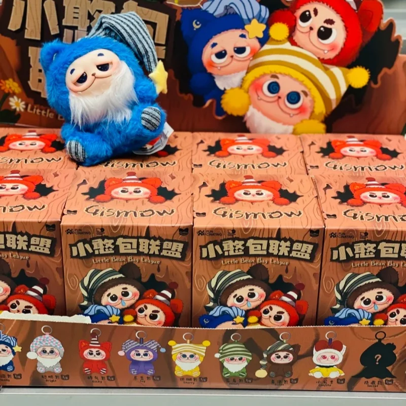 กล่องสุ่มของเล่นไวนิลและตุ๊กตา Gismow Bean Bag League Series รุ่น Reversed Love Zi Yu สไตล์เดียวกัน พร้อมจี้ห้อย ของขวัญเซอร์ไพรส์