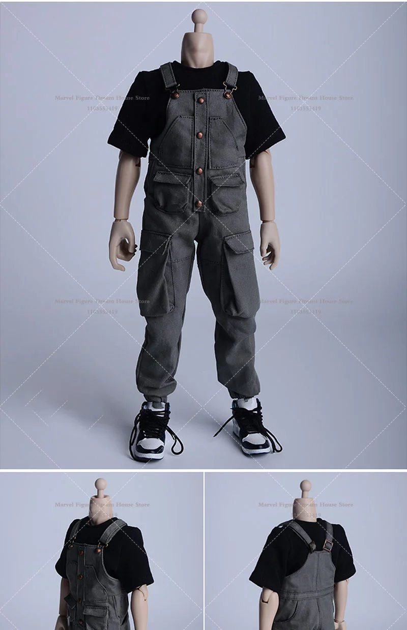 3ADemon Rijst Planet12FS008 1/6 Schaal Mannelijke Kleding Werkkleding Overalls Multipockets Tank Top Voor 12-inch 30CM Action Figure soldaat